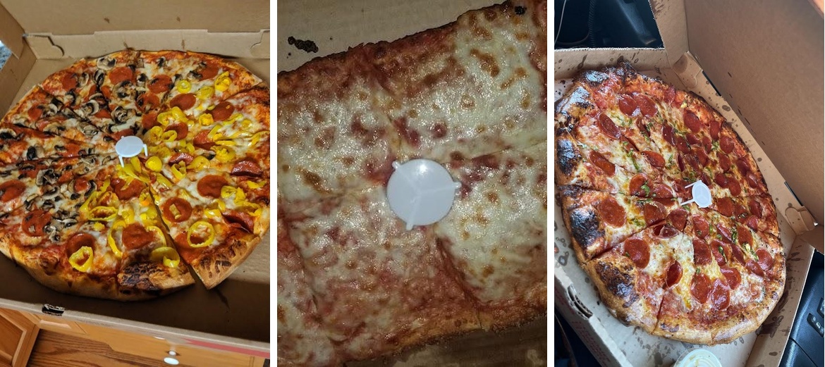 J R's Pizza Menu
